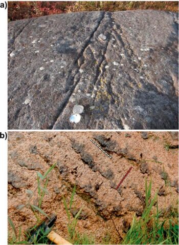 Spherical Ovoid Rocks Fractured 3.3 How are Joints, Hybrid Fractures and Faults Recognized on Rock ...